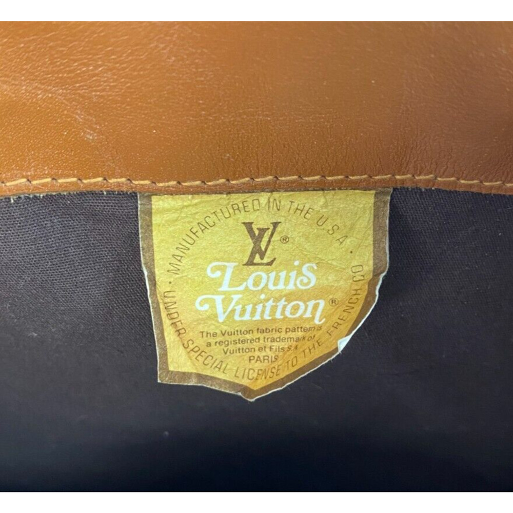 LOUIS VUITTON Vintage SPECIAL EDITION Brown Monogram Oversized Handbag Tote Bag - Picture 10 of 14